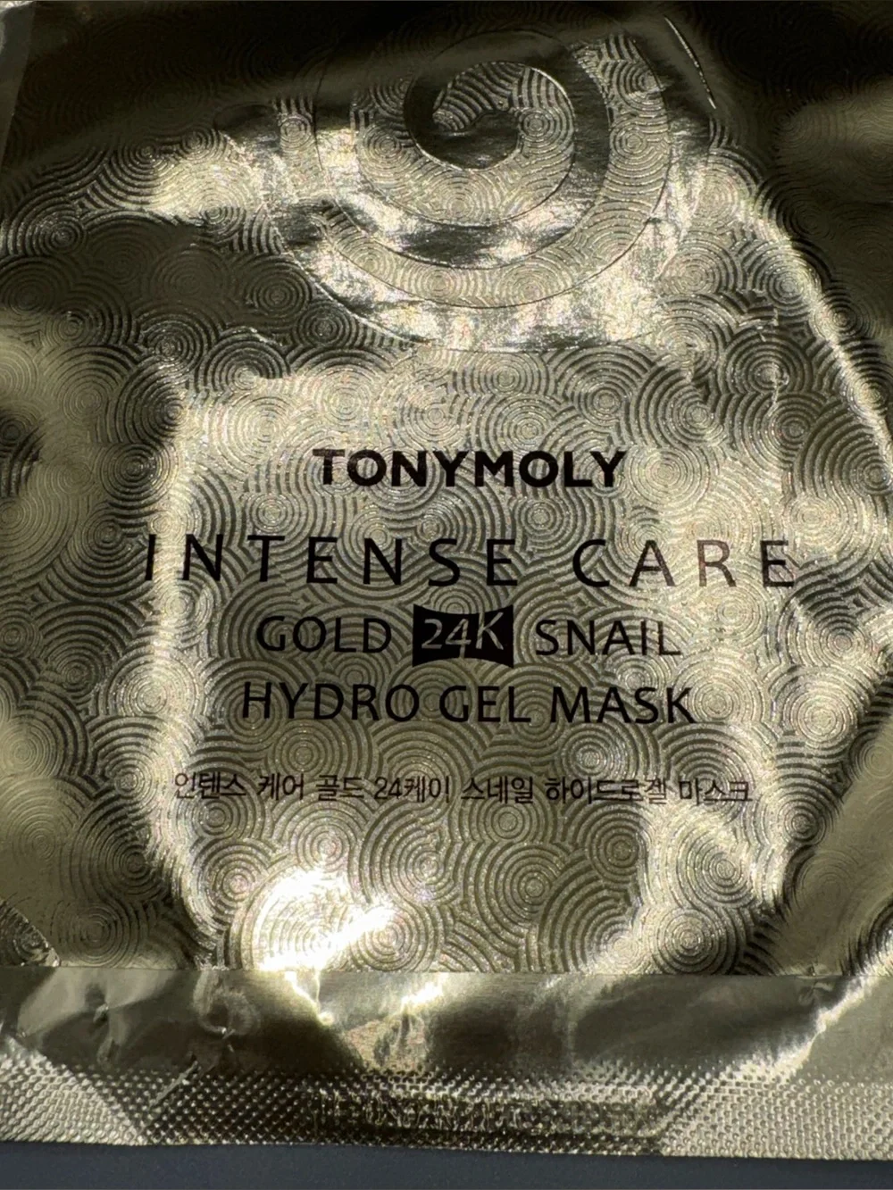 TONYMOLY Intense Care Gold 24K Snail Hydro Gel Mask